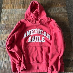 American Eagle Red Hoodie…excellent condition